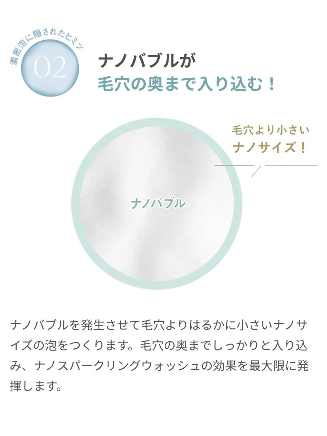 毎日使える、洗顔しながら炭酸泡パック！