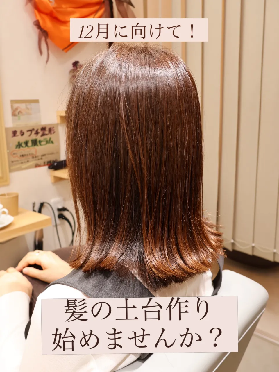 12月に向けて髪の土台作り、始めませんか？